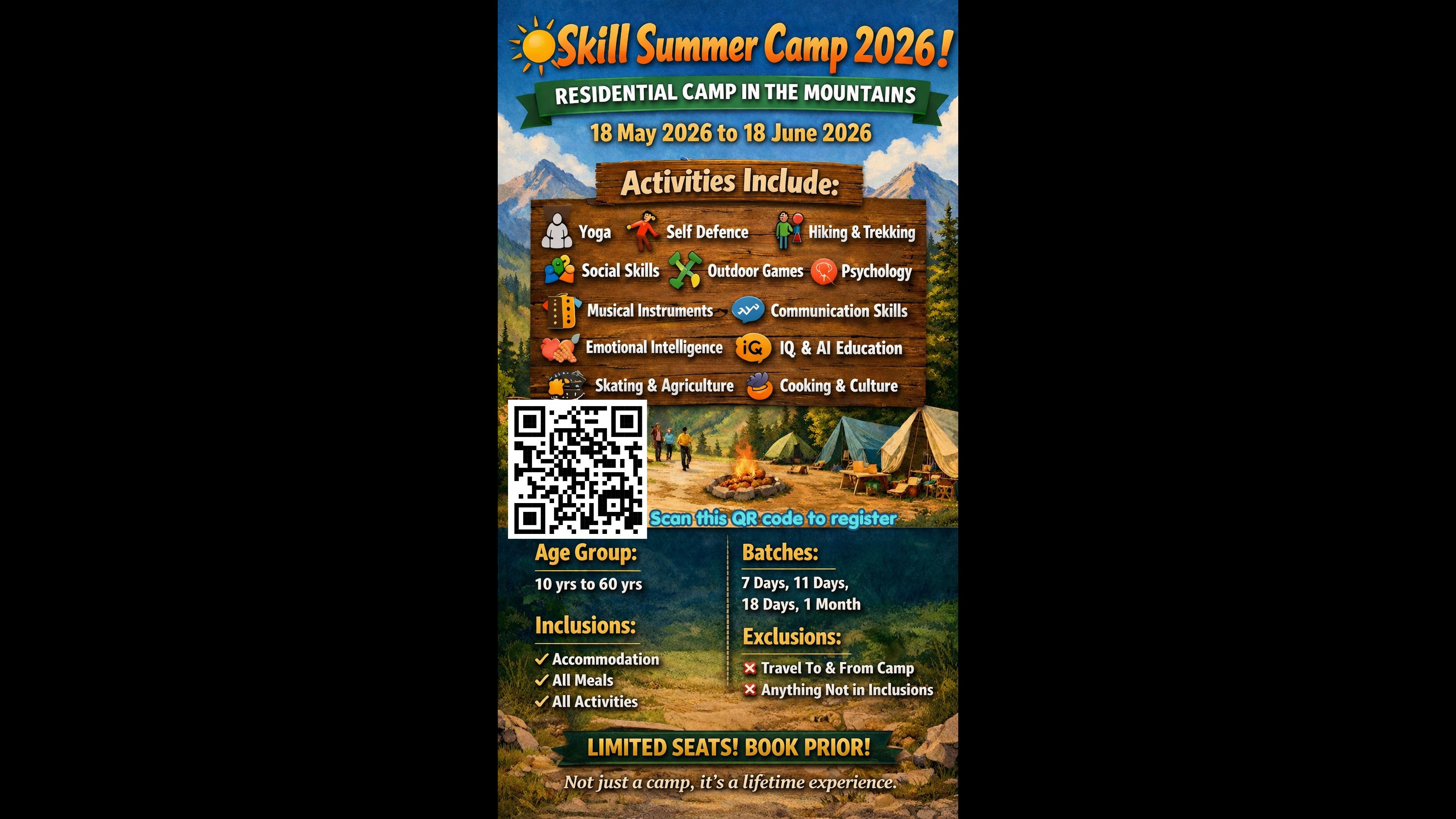 Summer Camp for Adults 2026