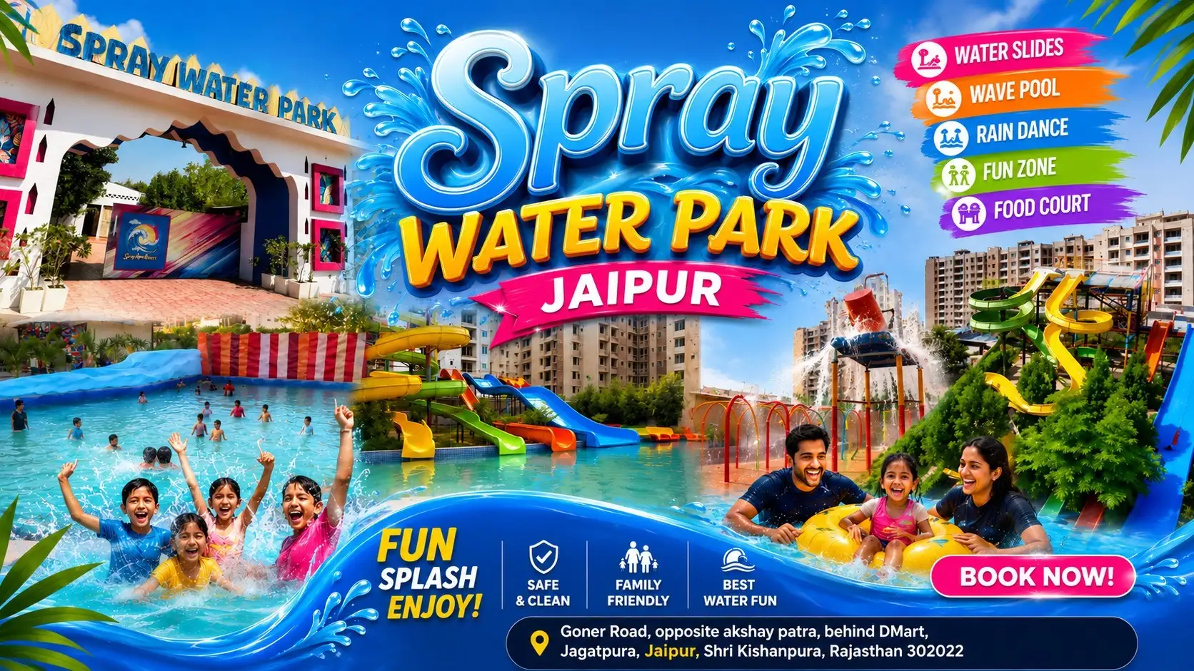 Spray water park | Jaipur