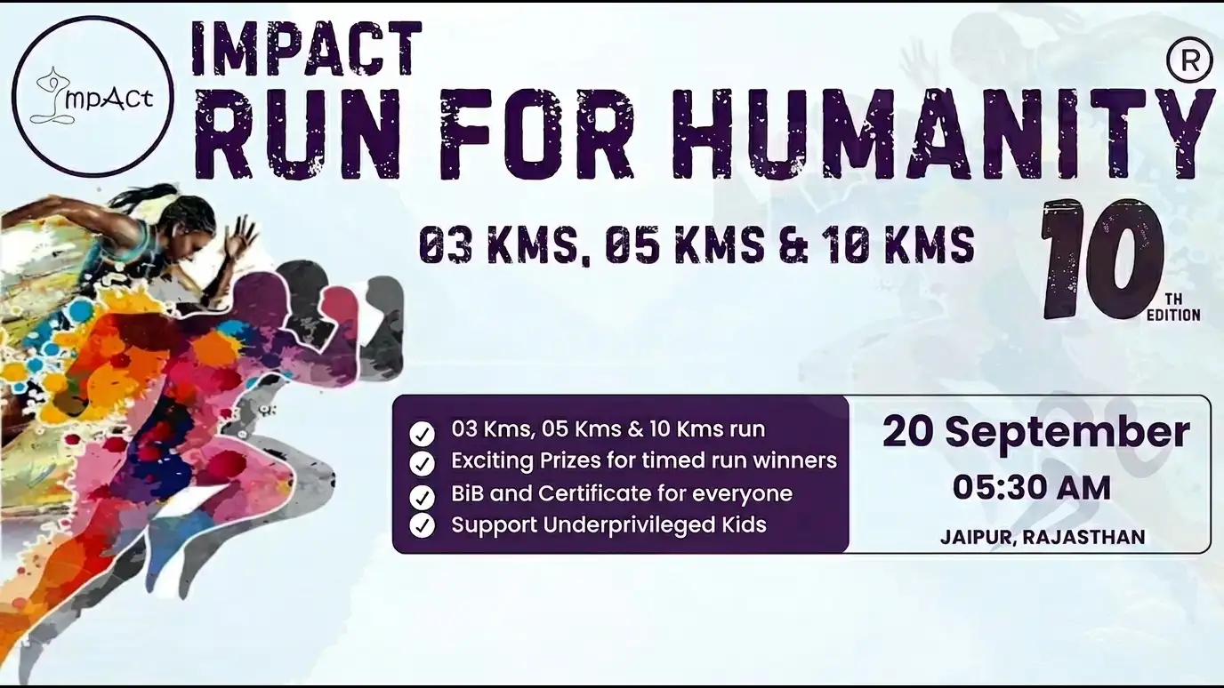 Run for Humanity- Biggest Humanity Initiative 10th Edition II Run to support Underprivileged Kids