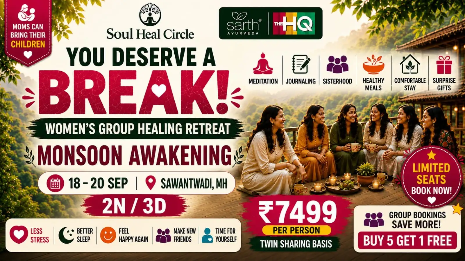 Monsoon Awakening – Group Healing Retreat
