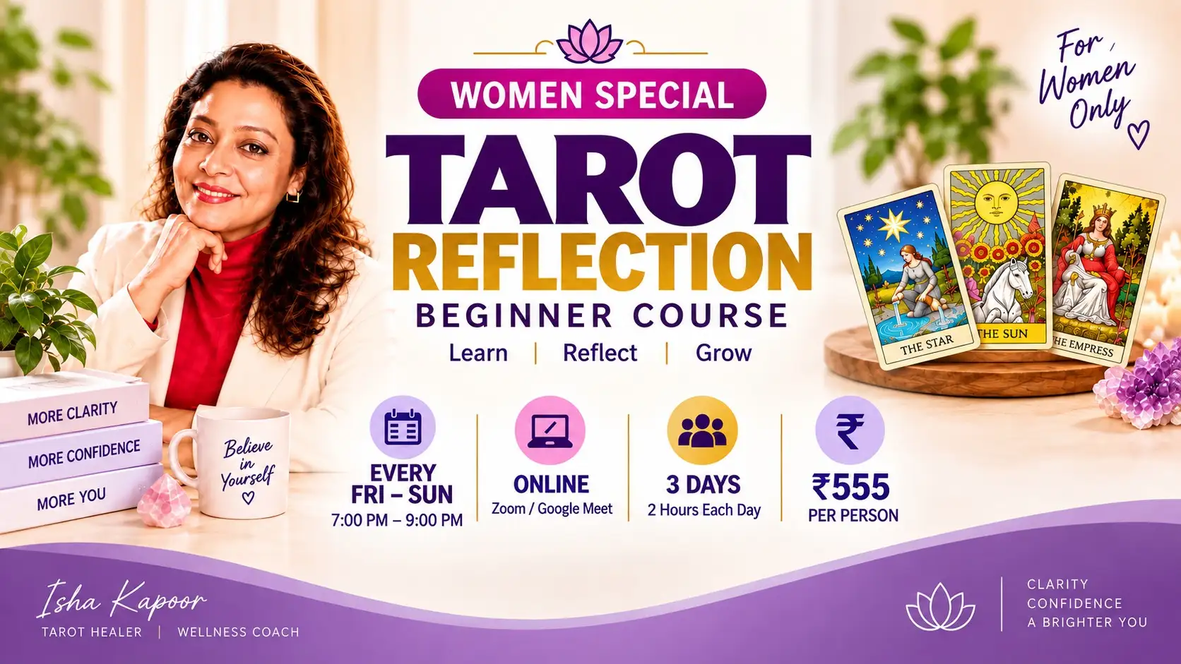 Tarot Reflection – Beginner Course Women Only