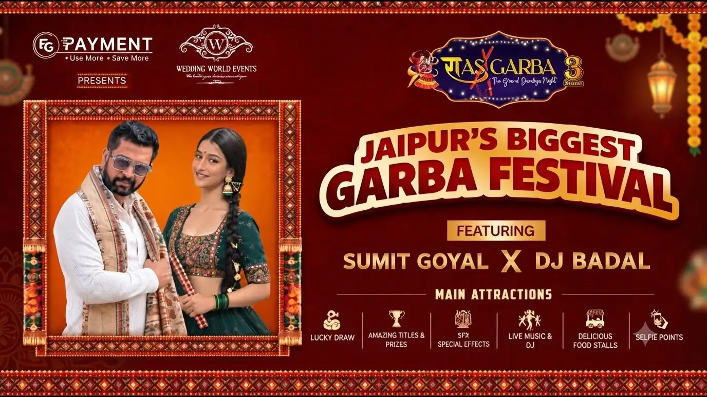 Raas Garba 2026 – Season 3 | Jaipur’s Biggest Garba Festival!