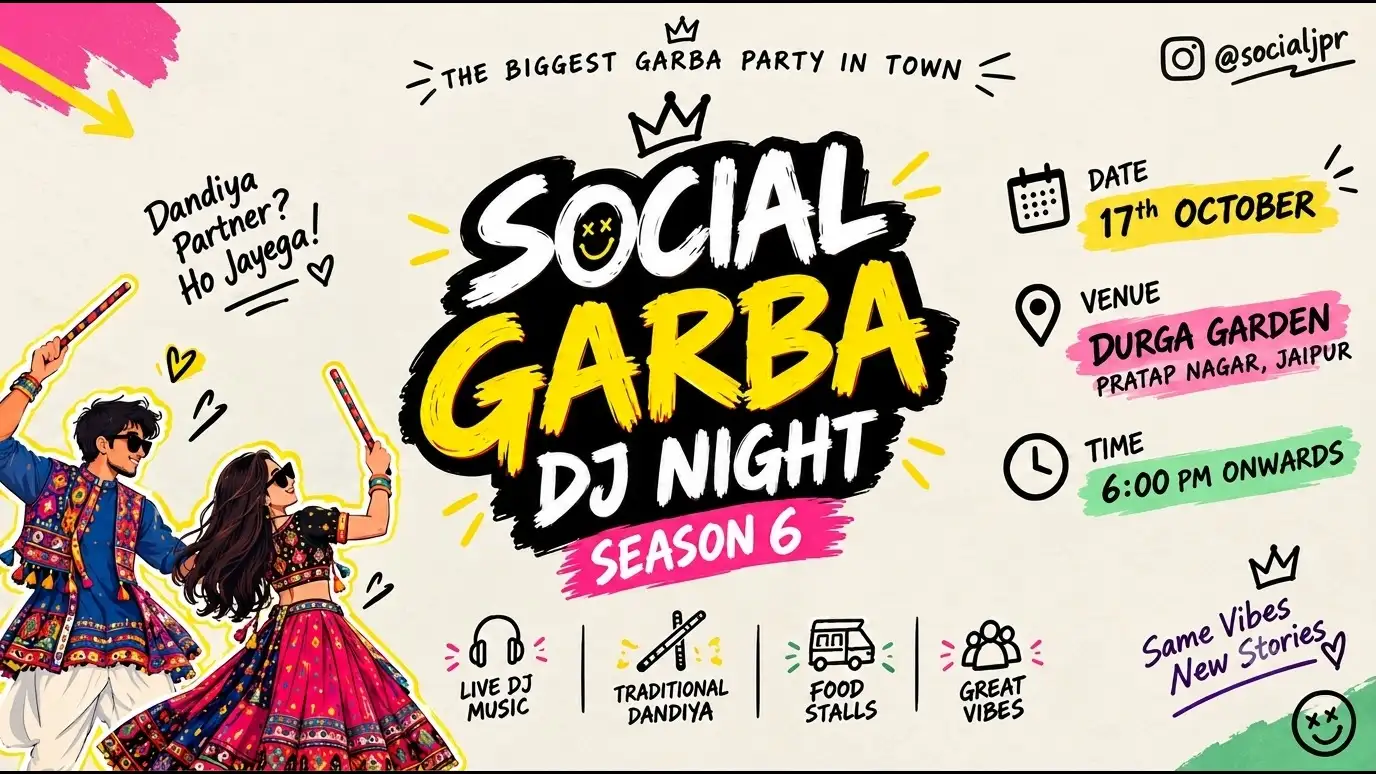 SOCIAL GARBA DJ NIGHT