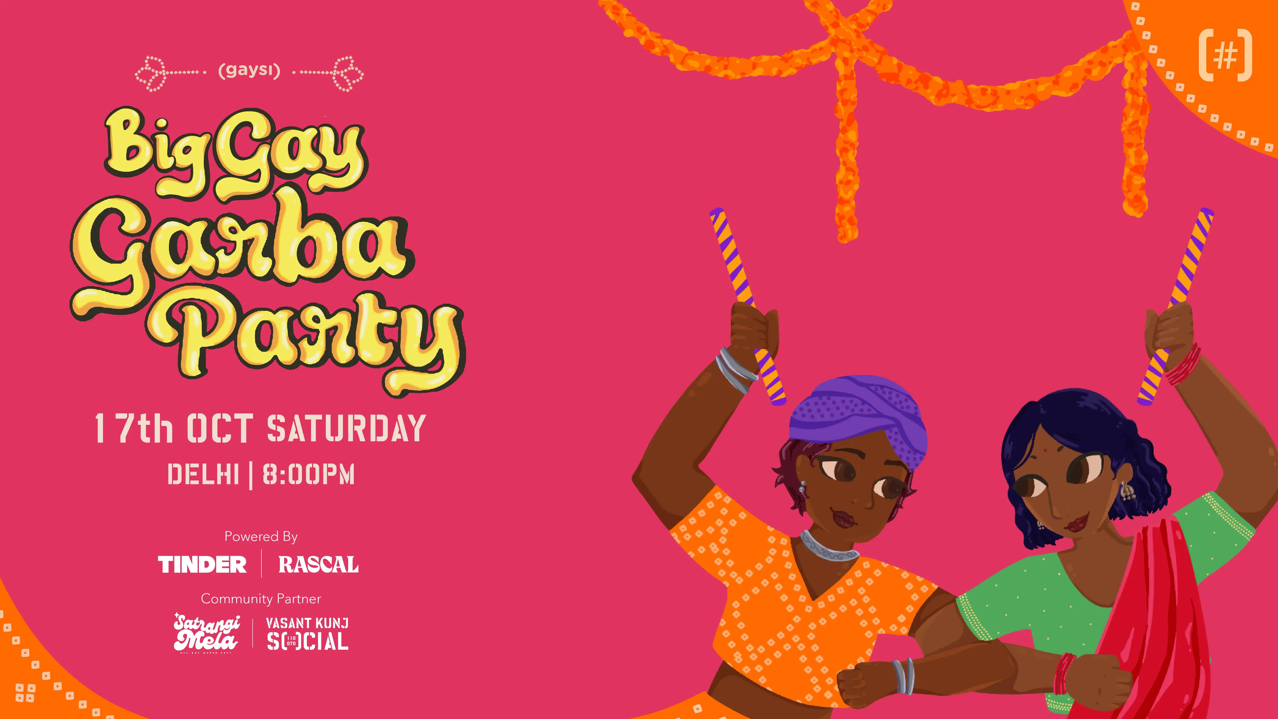 Big Gay Garba Party 2026 - Delhi Edition