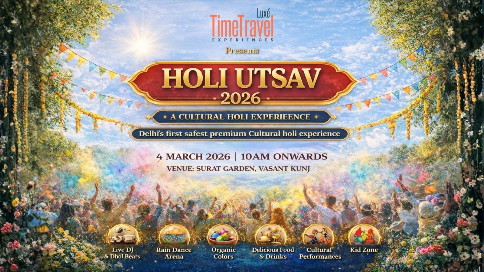 Holi Utsav 2026 - A Cultural Holi Experience in Delhi