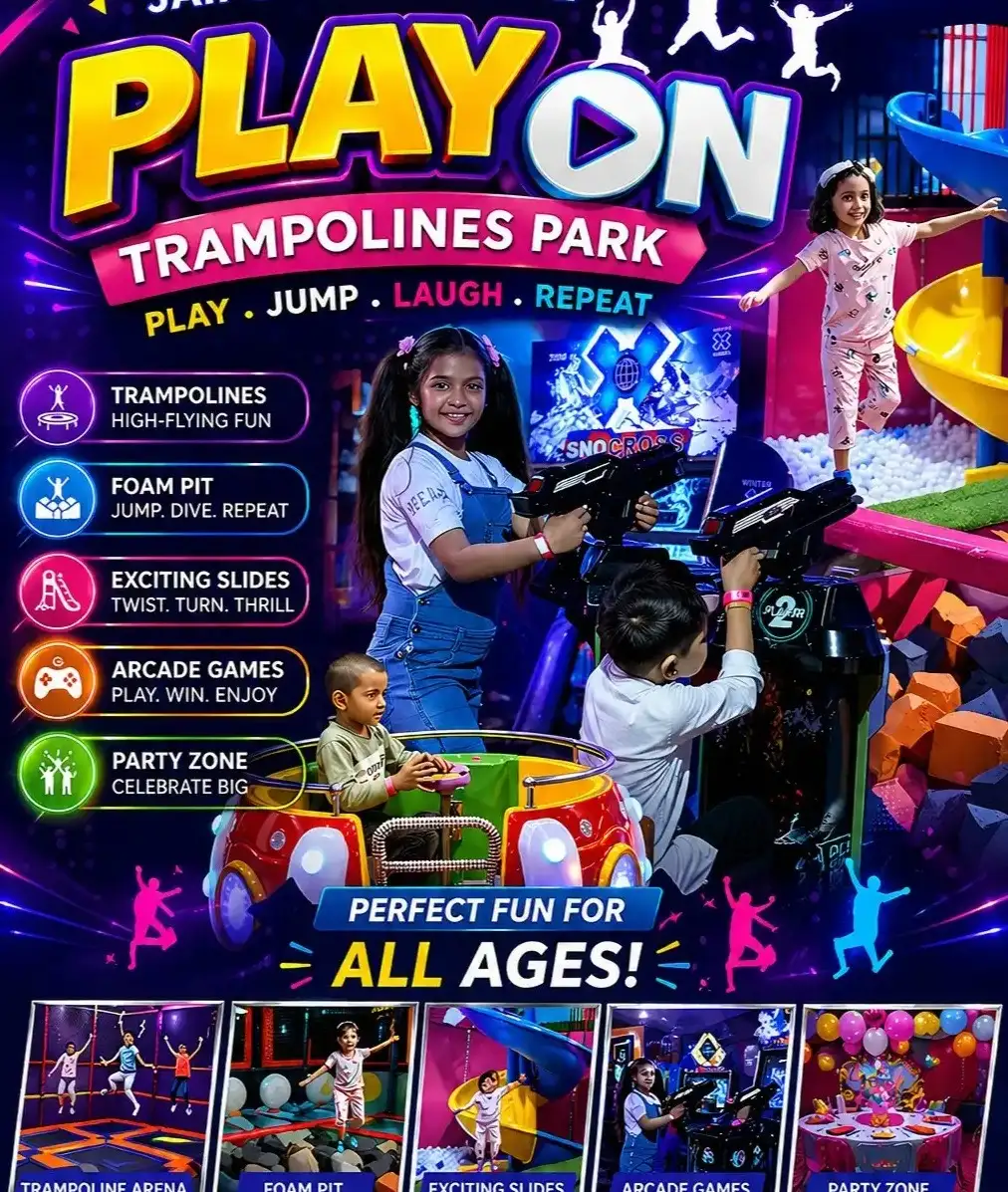 Play On | Trampoline Park - Jaipur