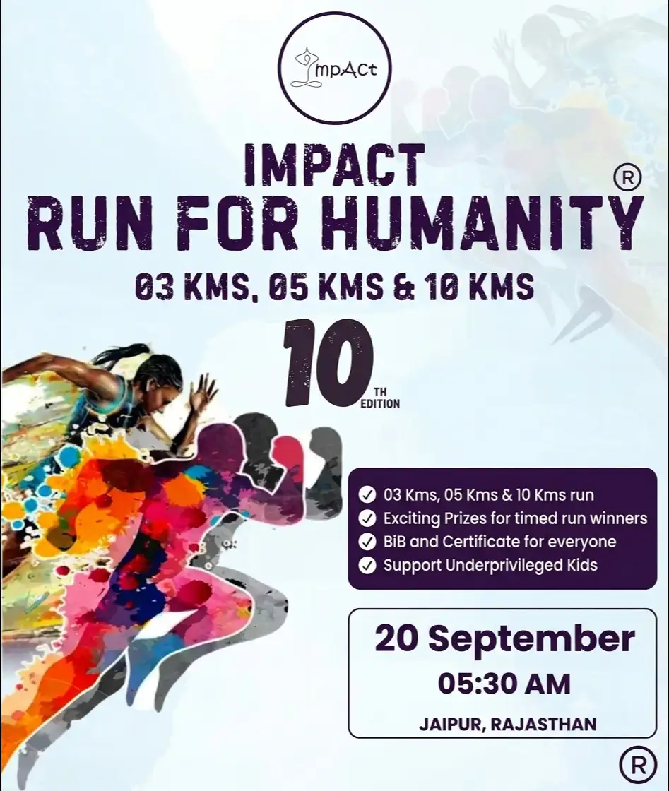 Run for Humanity- Biggest Humanity Initiative 10th Edition II Run to support Underprivileged Kids