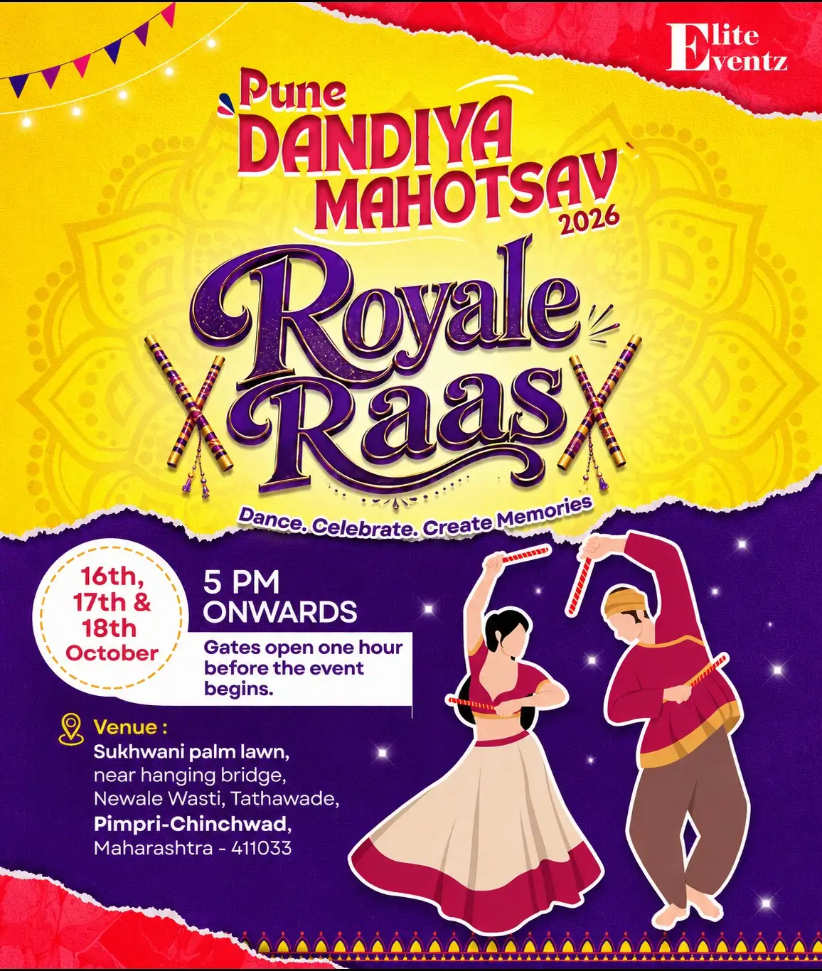 Royale Raas 2026 - Pune's Grand Navratri Celebration