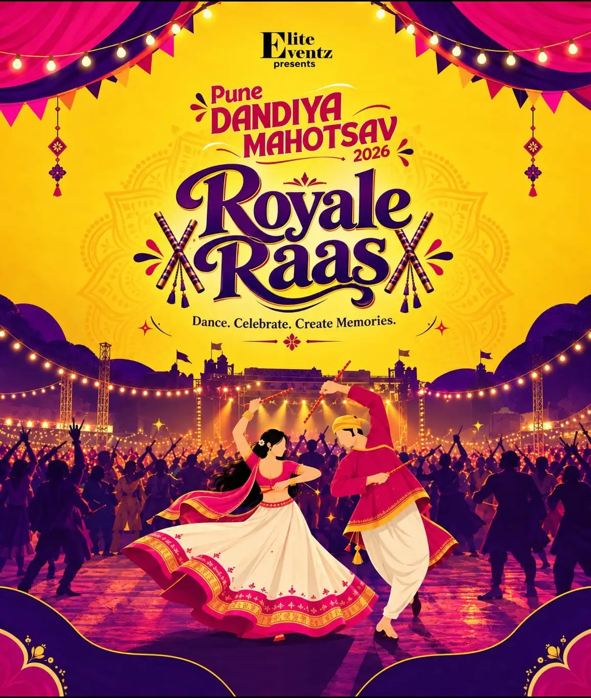 Royale Raas 2026 - Pune's Grand Navratri Celebration